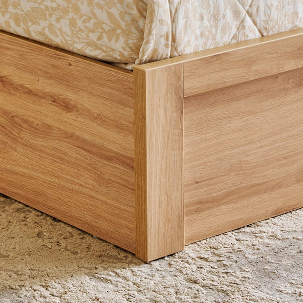 King Size Bed for Home furniture – Plywood  Wooden Headboard, Box Storage Hydraulic Lift Option