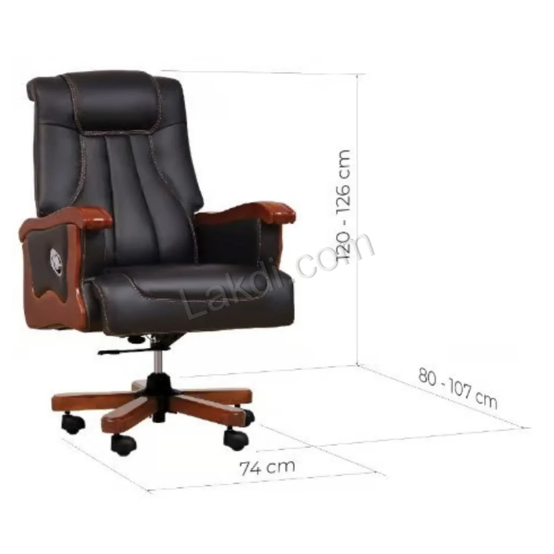 Director Chair for office Made in Plyboard with Leatherette and Soft Padded