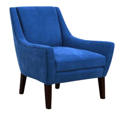Lounge Chair For Home Furniture Premium &amp; Durable Design Accent Armchair Upholstery Velvet Comfortable Seating for Living Room &amp; Offices - Blue