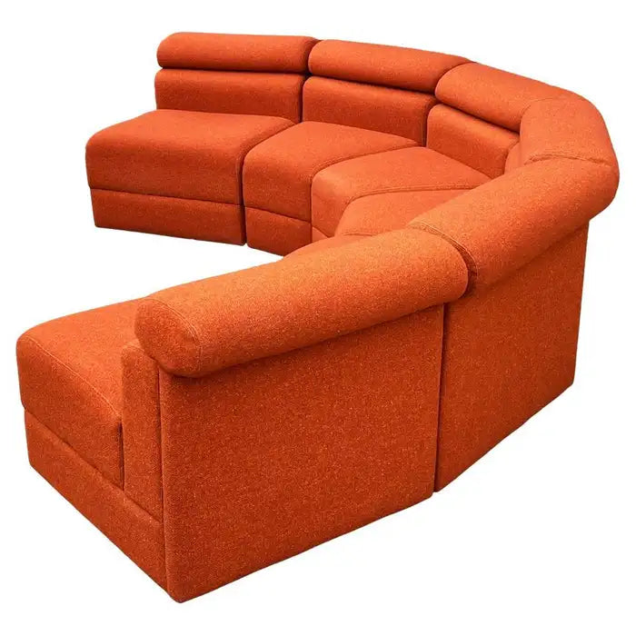 Curved Sofa Circular Design Modular Corner Sofa For Office Furniture Premium