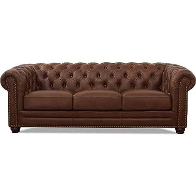 3 Seater Chesterfield Tufted Modern Design and Leatherette fabric Durable &amp; Comfortable Padded Perfect for living room