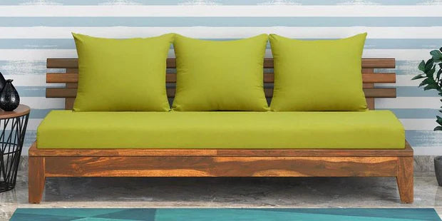 3 Seater Wooden Sofa For Home Furniture, Upholstery Fabric Modern And Durable Design For Living Room and Office