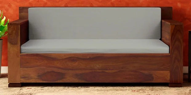 3 Seater Wooden Sofa For Home Furniture, Upholstery Fabric Premium And Durable Design For Living Room and Hall