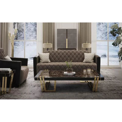 3 Seater Chesterfield sofa for Home and Furniture&nbsp;Upholstery Fabric, Modern and Durable Design for Living Room