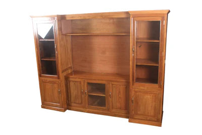Well-Crafted Wooden Storage Cabinet with Shelving and Door Technology for Seamless Function and Elegant Aesthetic Appeal