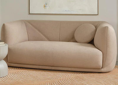 3-Seater Sofa with Premium Suede Upholstery, Plush Padding, Sturdy Construction, and Contemporary Appeal and Cosy