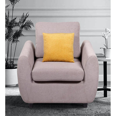 Lounge Chair For Home Furniture Upholstered in Velvet Cozy and Stylish, Comfortable Durable Design for Living Room Or Office -Cream