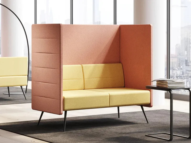 2 Seater Office Sofa and Stylish & Functional High-Back for Productive Workspaces