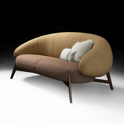 3-Seater Sofa for Home | Suede Fabric Upholstery | Marandi Wood Frame | Luxury &amp; Comfort for Living Room