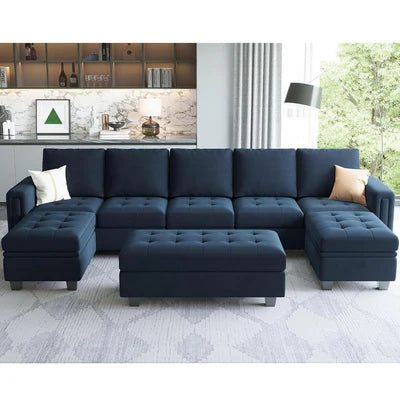 9 Seater U Shape&nbsp;Sofa For Home Furniture, Upholstery Fabric Modern And&nbsp;Durable Design For Living Room