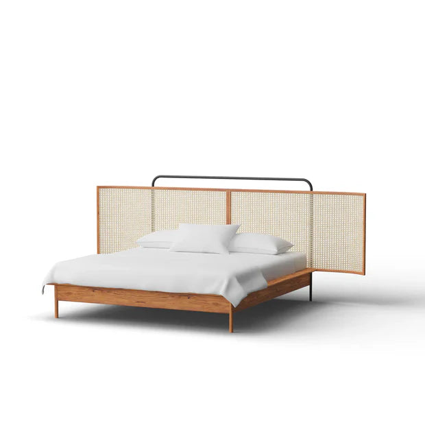 Solid Wood Handwoven headboard—modern, Premium Design for Home Furniture