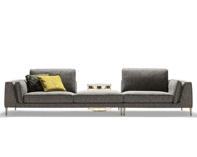 3-Seater Sofa For Home Italian Furniture Upholstery Suede Fabric and Best Quality Fabric and A-Class Quality Wood and Premium