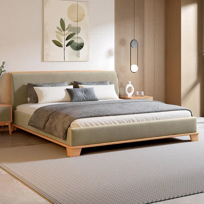 Luxury King Size Fully Upholstered Bed