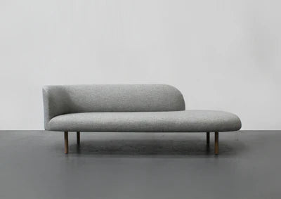 Long Lounge upholstered seat with a back&nbsp;Modern&nbsp;Sofa&nbsp;Modern and durable Arm&nbsp;For Living Room or Bedroom - Grey
