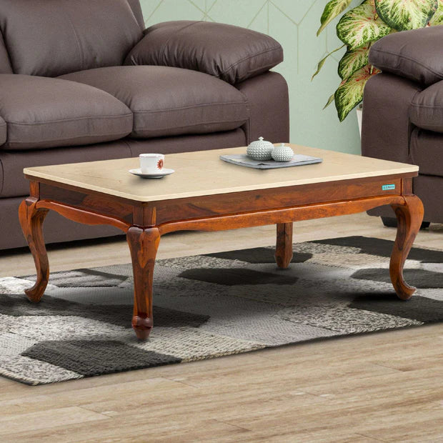 Centre Table with Premium Elegant Sheesham Wood Smooth Finish and for Stylish Modern Living Rooms