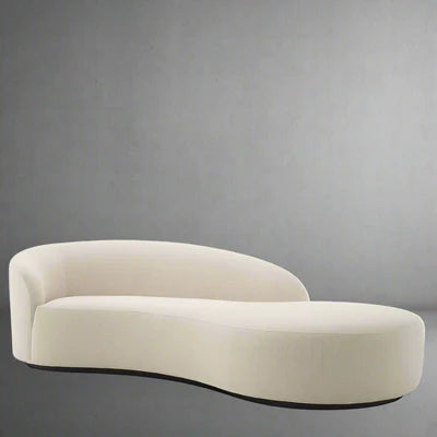 Long Seater Sofa For Home Furniture Upholstered velvet, Unique &amp; Modern Design For Living Room or Hall