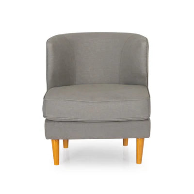 Lounge Chair For Home Furniture Modern &amp; Durable Design Upholstery Fabric Comfortable Seating for Living Room &amp; Offices - Grey