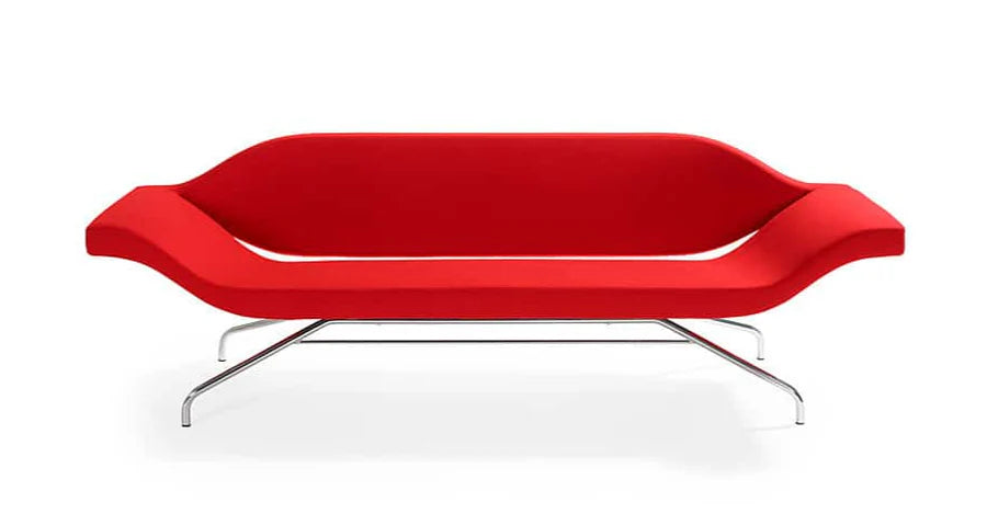 2-Seater Office Sofa with Simple and Contemporary Design, Perfectly Suited for Professional Workspace and Corporate Office Environments