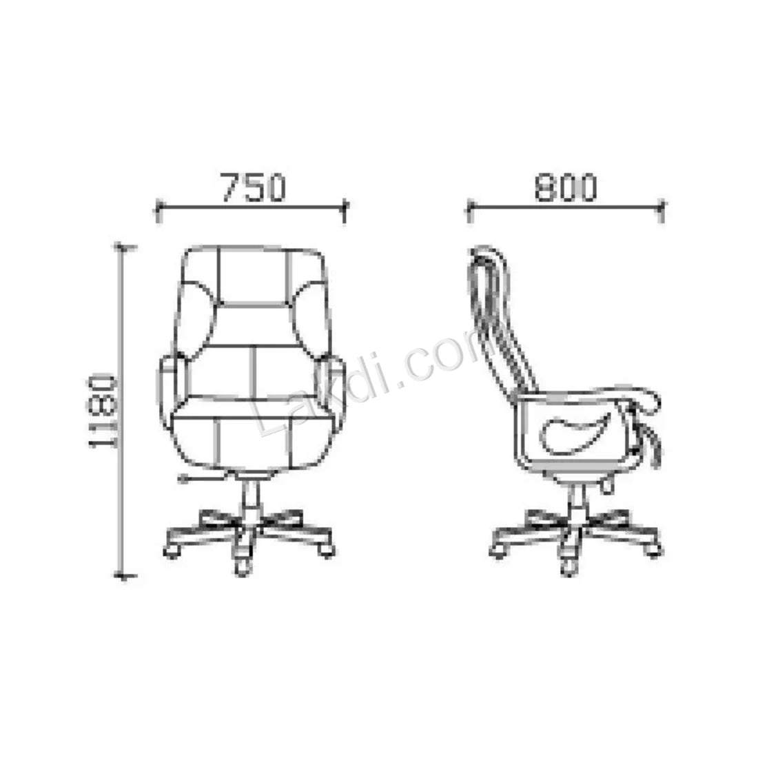 High Back Director Chair for office Luxury Design