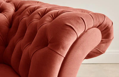 3 Spacious Seater Chesterfield sofa Premium Quality Sofa and Suede fabric Durable &amp; Comfortable Padded Perfect for living Room