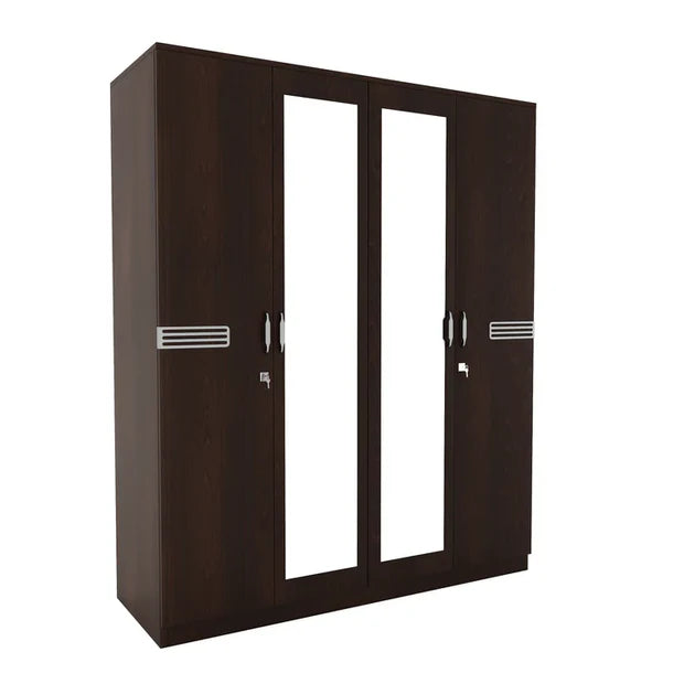 3 Door Compact Wardrobe with 2 Drawer - Modern Design with Clothes Rail and Shelf Units