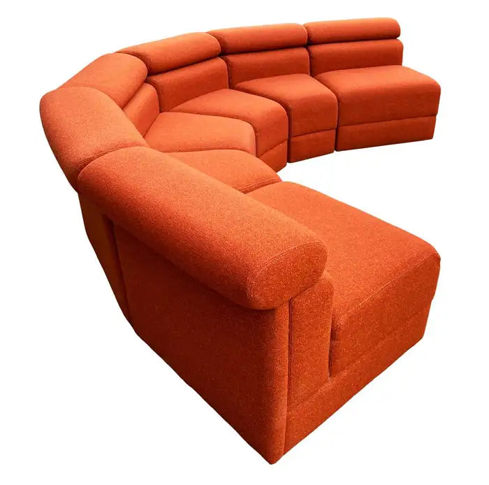 Curved Sofa Circular Design Modular Corner Sofa For Office Furniture Premium