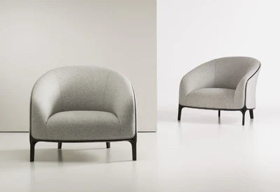 3-Seater Handcrafted Luxury Sofa for Living Room with Fabric Upholstery and Premium Quality Wood Legs Base