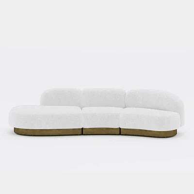 3-Seater Premium Italian Sofa with Fabric upholstery for comfort and style in upscale modern and professional environments.