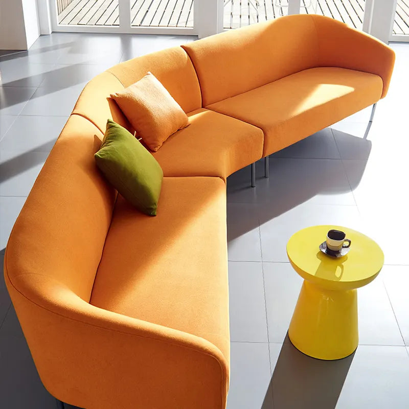 Sectional Sofa For Office Furniture, Upholstery Fabric Modern And Durable Design For Living Room and Office
