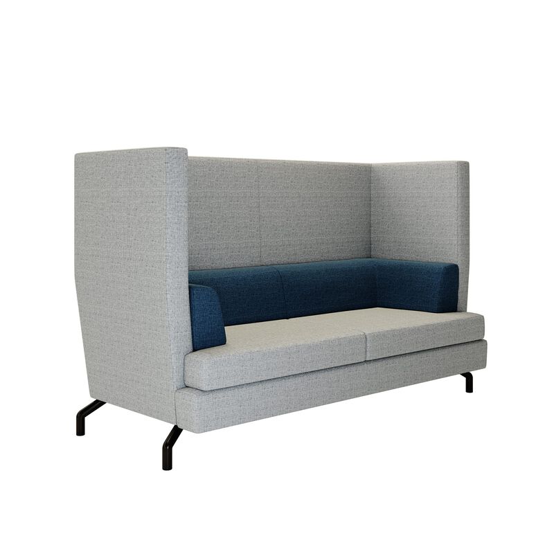 3 Seater Office Sofa Professional Reception Sofa Elegant and Space-Efficient Design for Offices