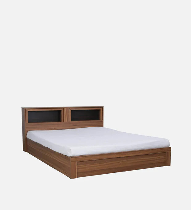 King-Size Storage Bed – Engineered Wood Frame, Spacious Box Storage, Sleek Platform Design
