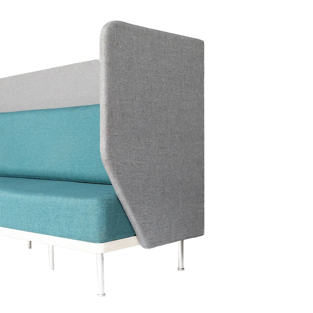 3 Seater Office Sofa for Office, Minimalist High-Back Sofa Supportive Seating for Modern Environments