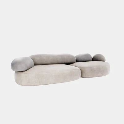 Long Seater Sofa For Home Furniture Upholstered velvet, Unique &amp; Modern Design For Living Room or Hall