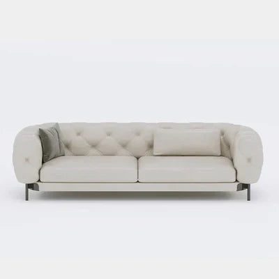 3 Seater Sofa For Home Furniture Upholstered Leatherette, Comfortable &amp; Soft Luxury Couch for Living Room