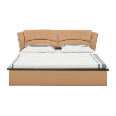 Luxury King Size Wooden Bed Fully Upholstered Modern Design Made in Plyboard with Premium Leatherette Fabric