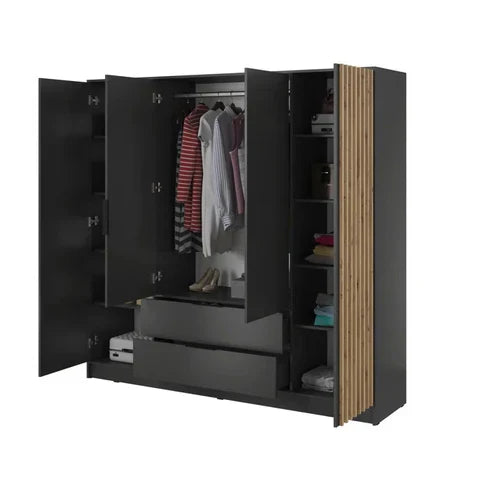 Wardrobe for Designer Reflection Premium 4-Door Wardrobe