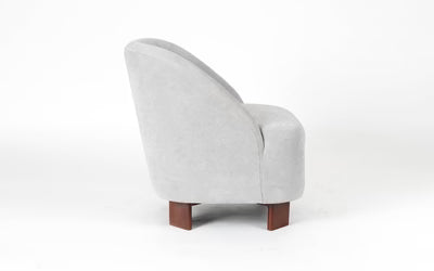 Lounge Chair For Home Furniture Modern &amp; Durable Design Armless Chair Upholstery Velvet Comfortable Seating for Living Room &amp; Offices - Grey