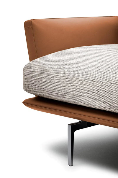 3 Seater Sofa for Stylish &amp; Luxury Design with Cushioned Seating, Premium Leatherette Upholstery, and Metal Chrome Legs Base