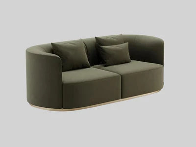 Luxury Sofas for Home Furniture Made in Maramdi Wood with Upholstery Fabric and High Density Foam Comfortable for Living Room