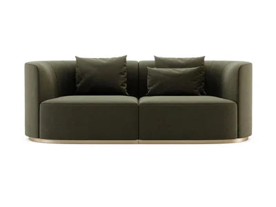 Luxury Sofas for Home Furniture Made in Maramdi Wood with Upholstery Fabric and High Density Foam Comfortable for Living Room