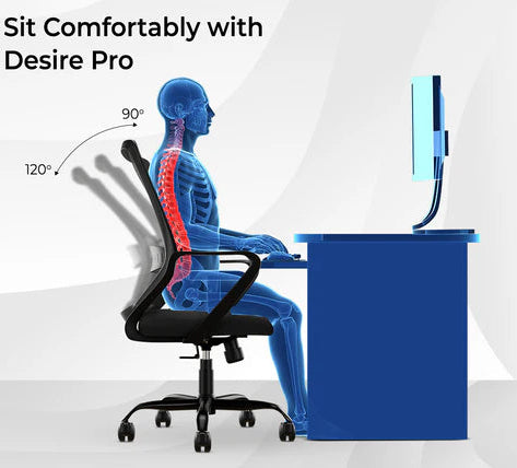 Desire Pro Mesh Mid Back Office Chair