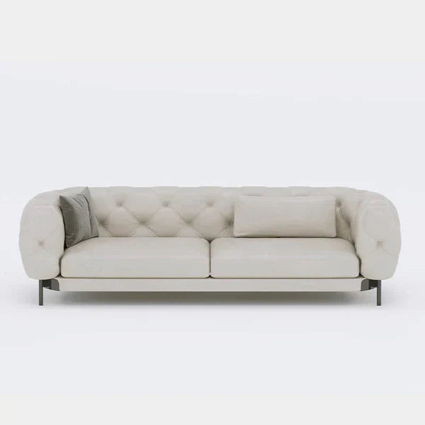 3 Seater Sofa For Home Furniture Upholstered Leatherette