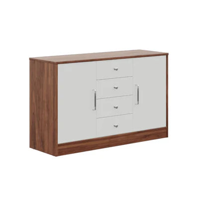 Cabinet with A High-Quality Multipurpose Storage Crafted from Durable Wood, Featuring Soft-Close Doors and Spacious Shelves for Everyday Storage Needs