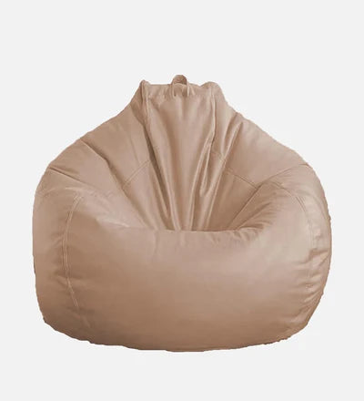 Fluffy Bean Bag Ultra Soft Cozy, Medium Size Filled with Premium Beans Ideal For Living Room, Bedroom, Gaming Lounge, Comfortable Seating for Adults or Kids -Cream