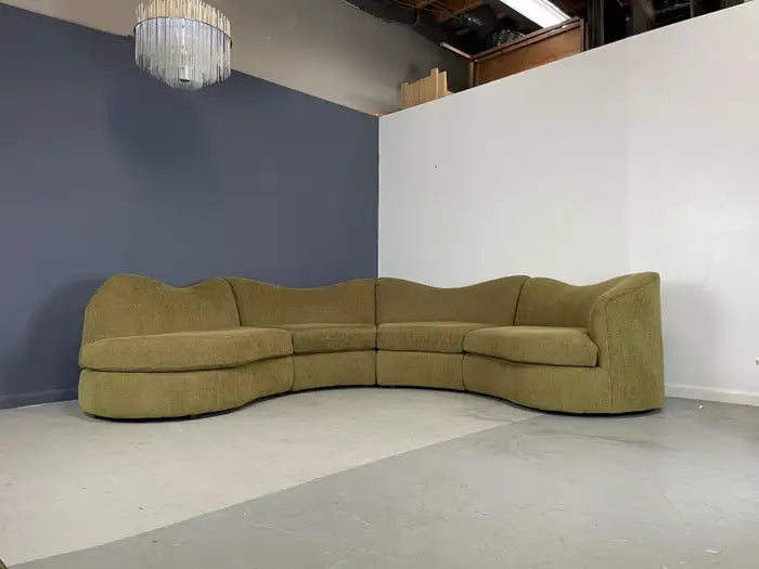 U Section Sofa Semi Circular For Office Furniture