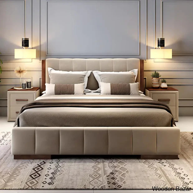 Luxury King Size Solid Wood Bed