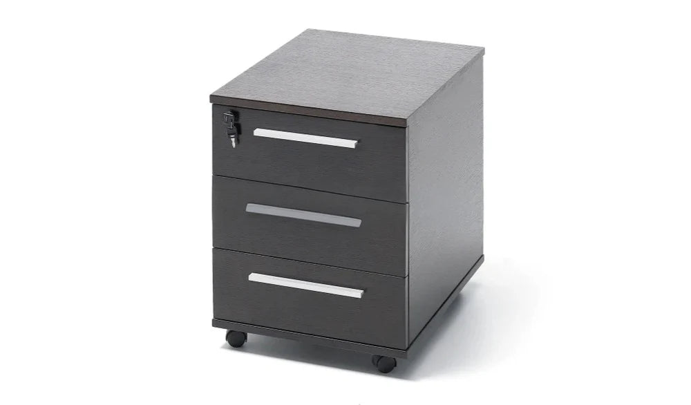 Director L-Shape Table Luxury Modern Office Desk Made in Plywood with MS Metal Alloy Frame Multi Drawers and Storage & CPU Space