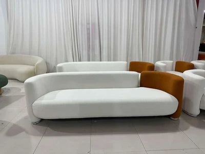 3 Seater Sofa For Home Furniture Upholstery Velvet Luxury Comfort Sofa &amp; Durable Design For Living Room