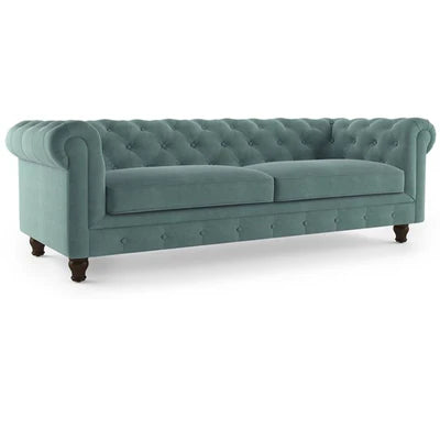 3 Seater Sofa For Home Furniture Upholstery Velvet Luxury Comfort Sofa Durable Design For Living Room