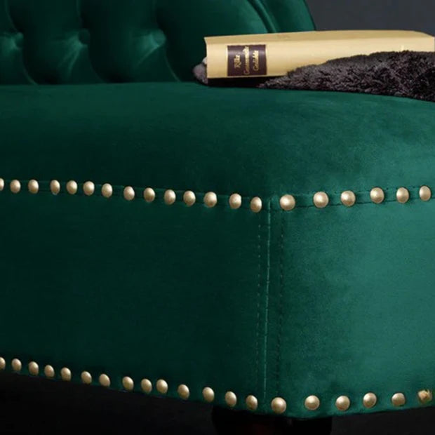 3 Seater Chesterfield Lounge sofa Modern Design and Leatherette fabric Durable and Comfortable Padded Perfect for the living Room